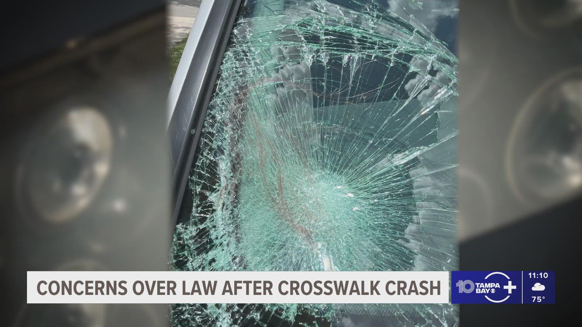 A 15-year-old girl is recovering after being struck by a car while using a crosswalk with flashing lights.
