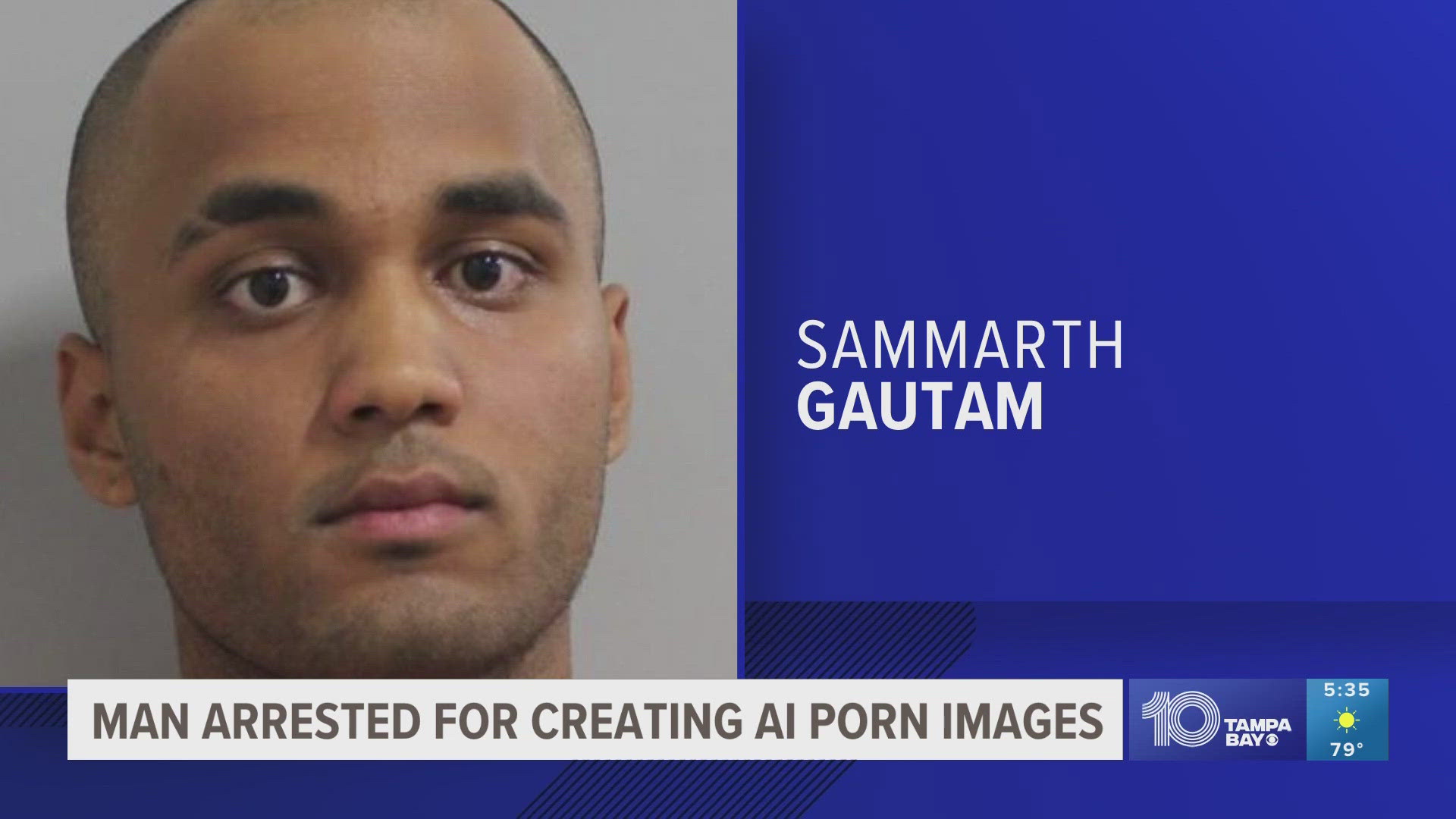 Hillsborough County deputies say he created computer-generated images of several different women who said the AI images were posted online.