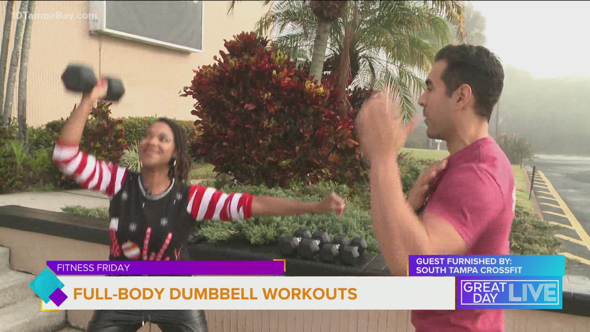 Fitness Friday with Dumbbells