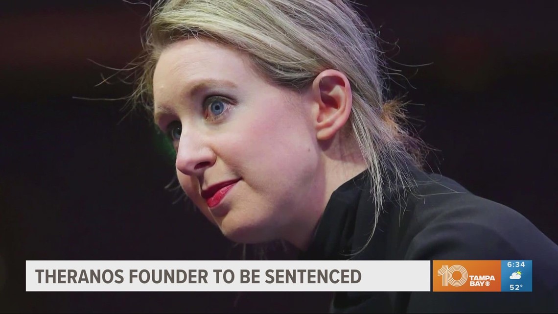 Disgraced Theranos CEO Elizabeth Holmes To Be Sentenced Friday | Wtsp.com