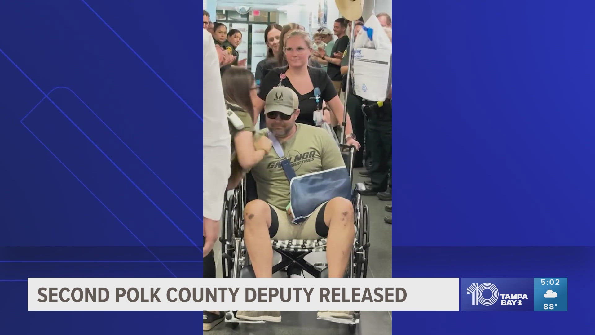 Second Polk County deputy released after shooting