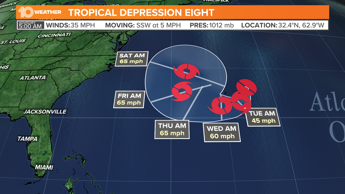 Tropical Depression Eight forecast to become tropical storm - Vimarsana News