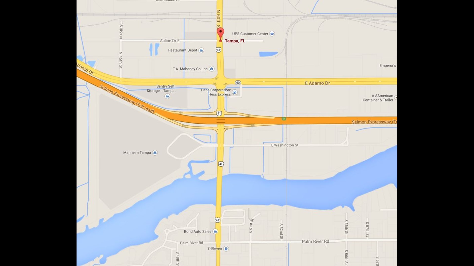 US 41 Lane Closures Begin Tuesday Night Wtsp Com   635519371493263069 US 41 Map 5067278 Ver1.0 1920x1080 