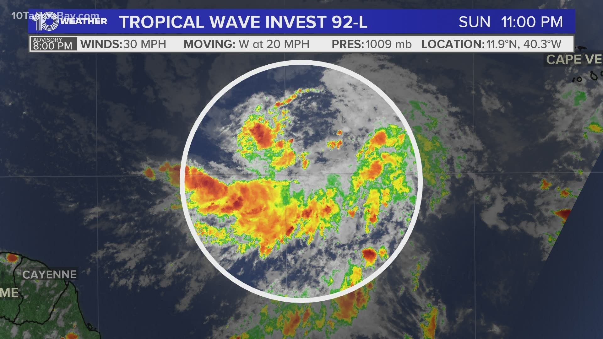 Keeping an eye on Invest 92L