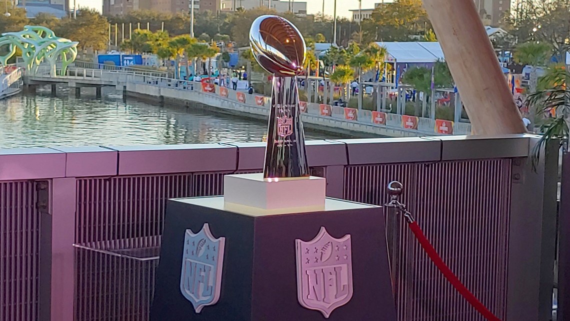 Are you experienced? Super Bowl trophy, rings on display in Miami Beach