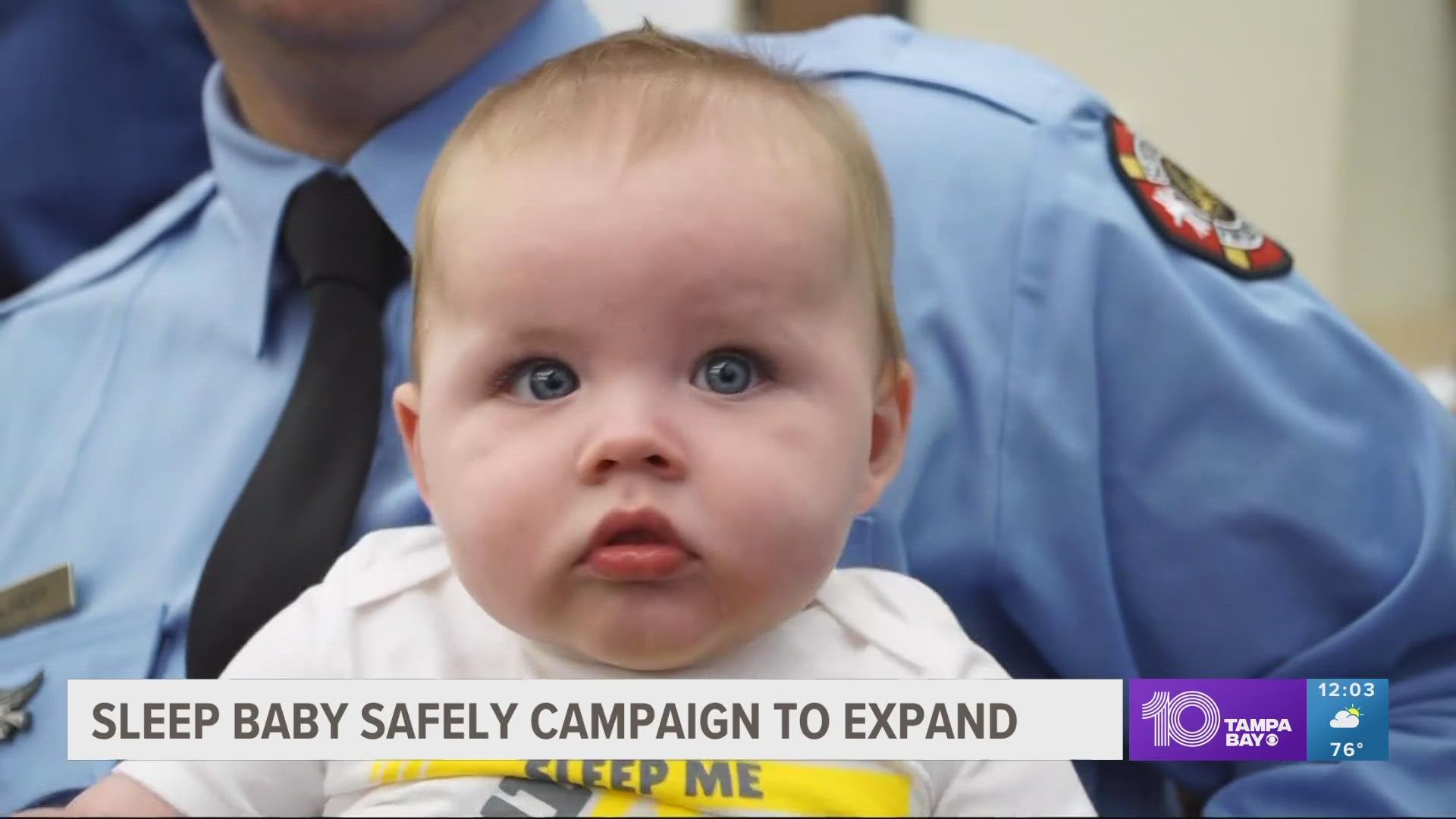 A Pinellas County group is spreading the message through the Sleep Baby Safely campaign.