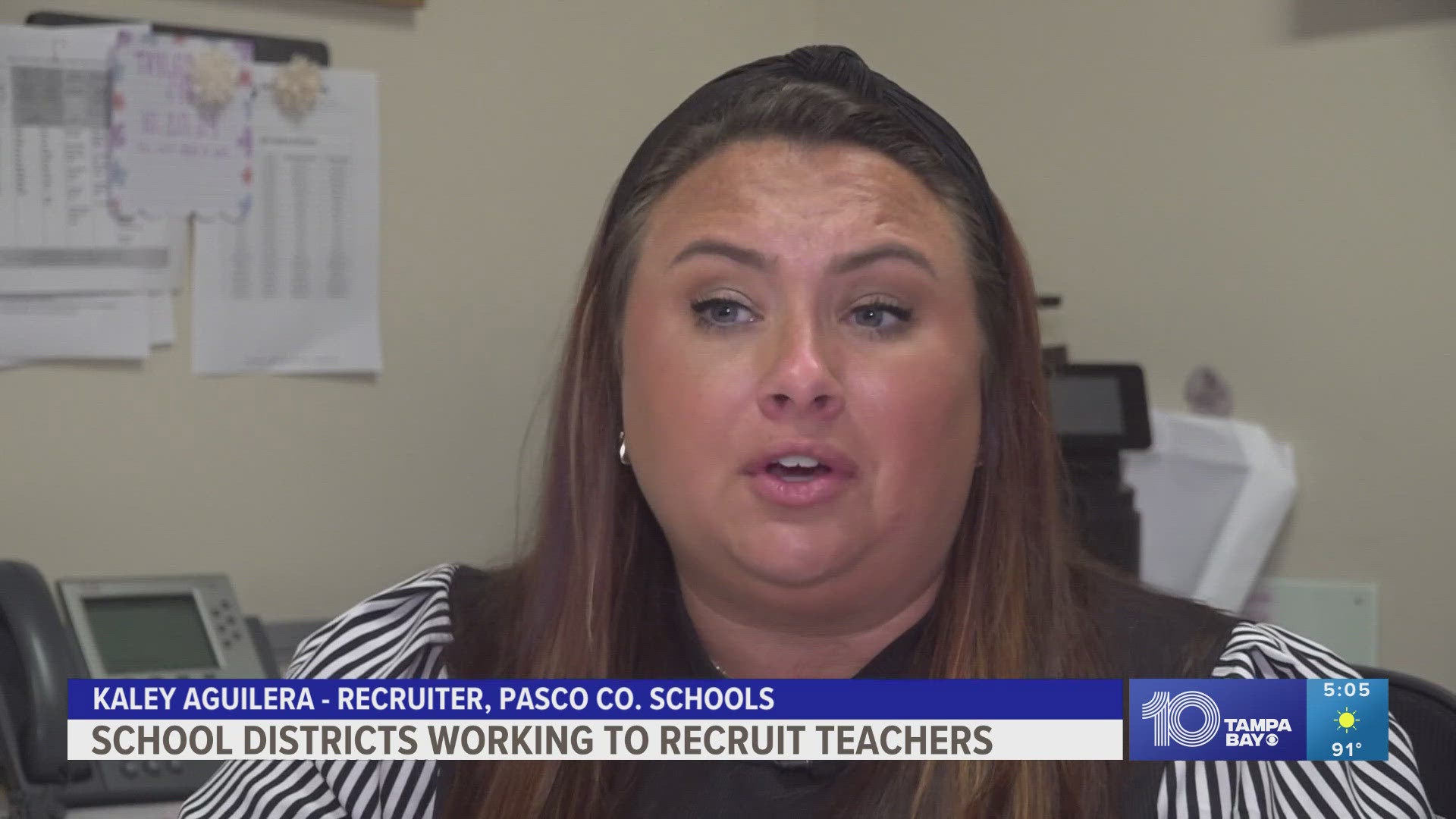 "The pool used to be much greater and vast, and now it's just shrunk," Pinellas County Schools Talent Acquisition Manager Debra Cucchiara said.