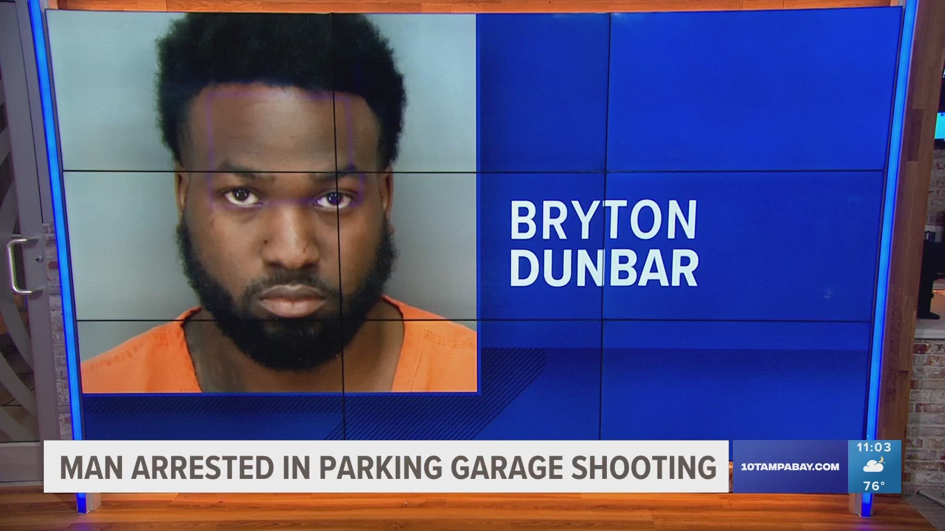 Bryton Dunbar, 31, is facing three counts of attempted homicide.