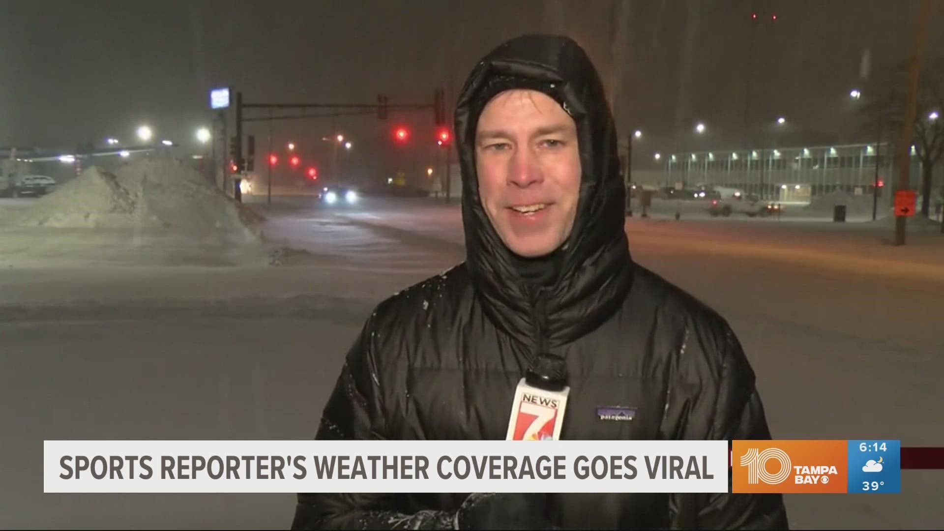 Sports reporter's brutally honest weather coverage goes viral | wtsp.com