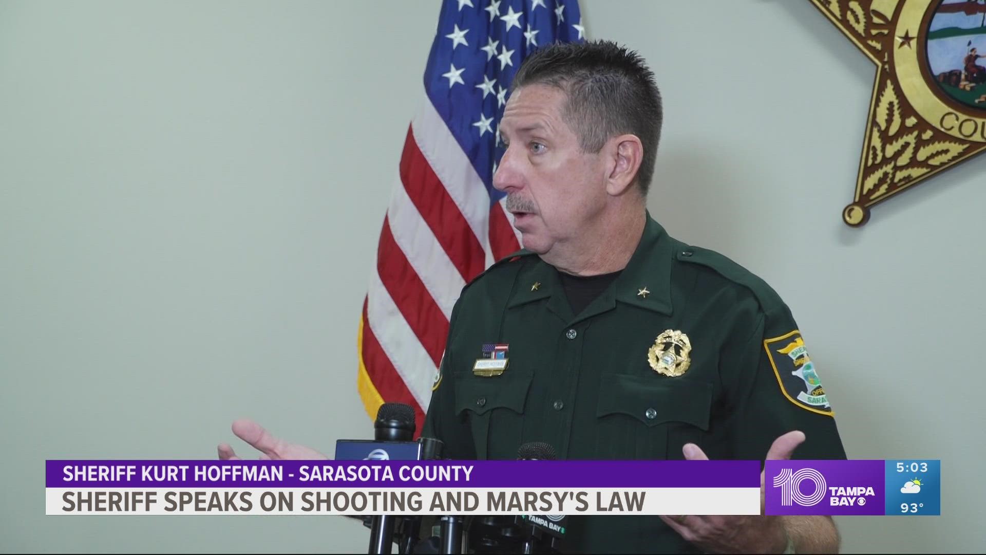A judge granted the Sarasota Herald-Tribune the right to name two deputies involved in a deadly April shooting. The state Supreme Court is considering the law now.