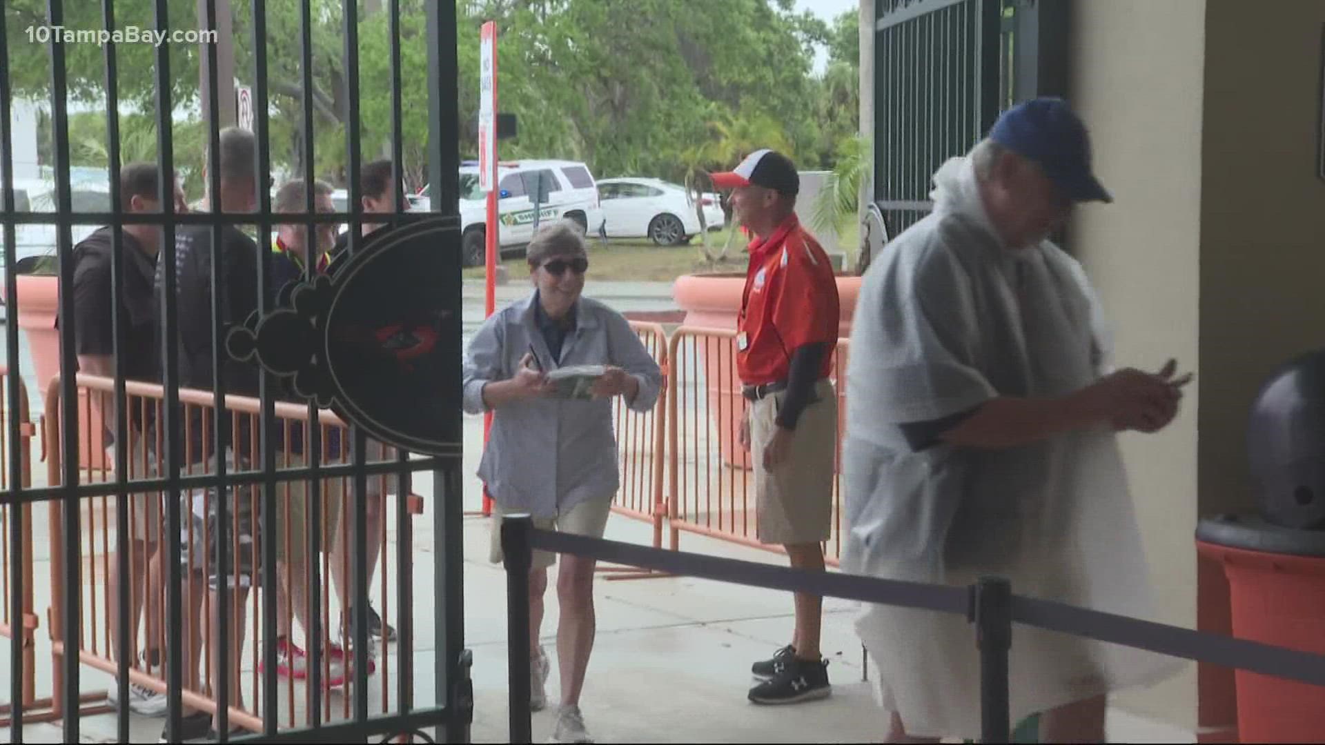 Since 2011, the team says its spring training food drive has collected more than 11,000 pounds of food and $10,000 in cash donations.