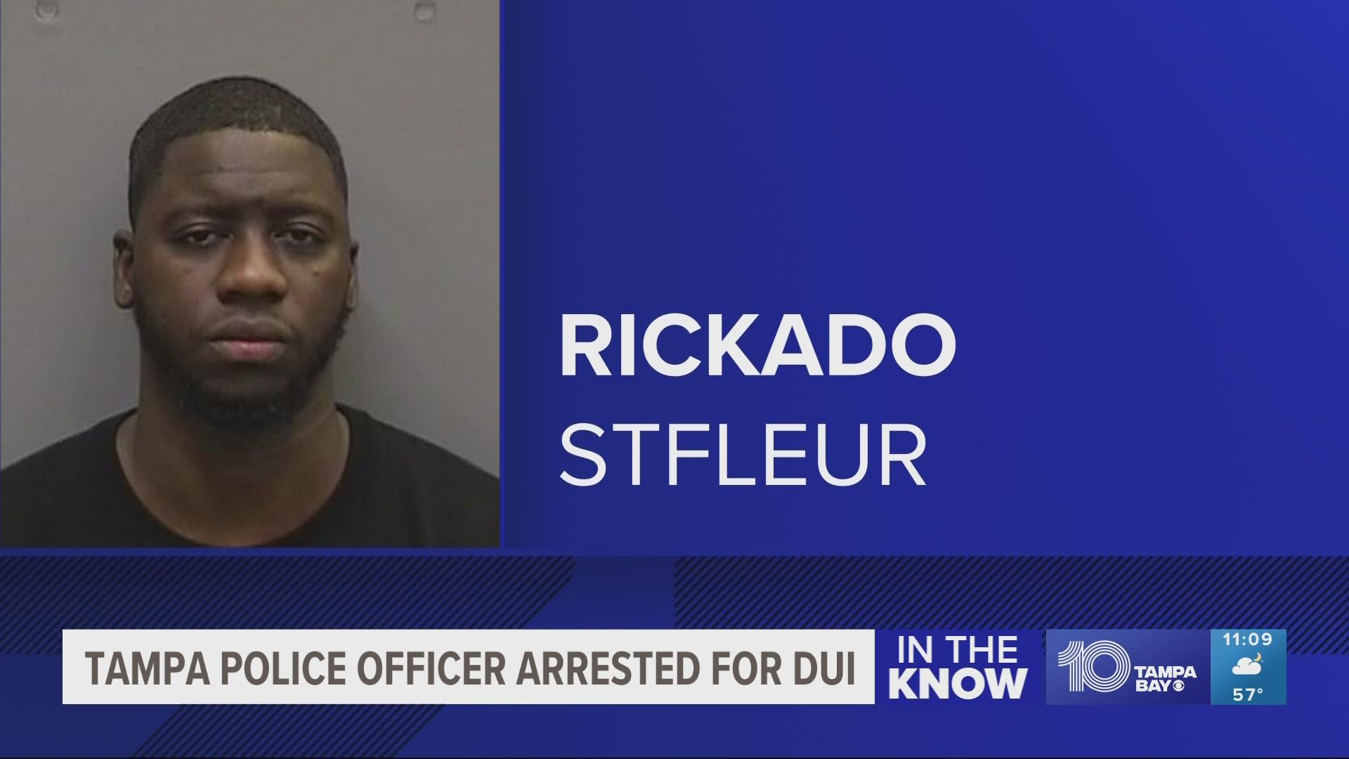 The officer, who has been an officer with the police department since 2018, was "immediately relieved of his duties."