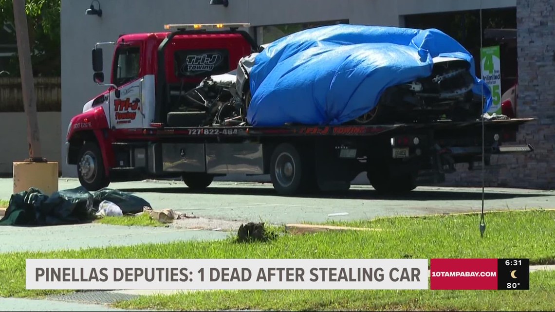 1 dead after teens steal car, flee from Pinellas County deputies