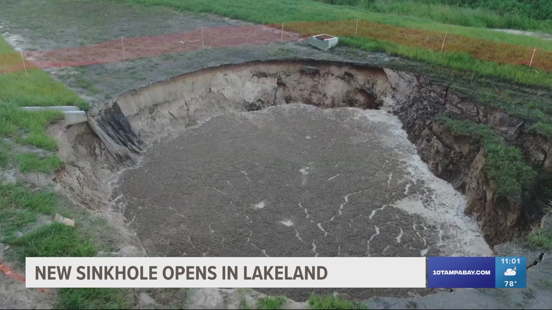 Authorities told 10 Tampa Bay that a private engineer has been brought in by the landowner to take a look at the 12-foot-deep hole.