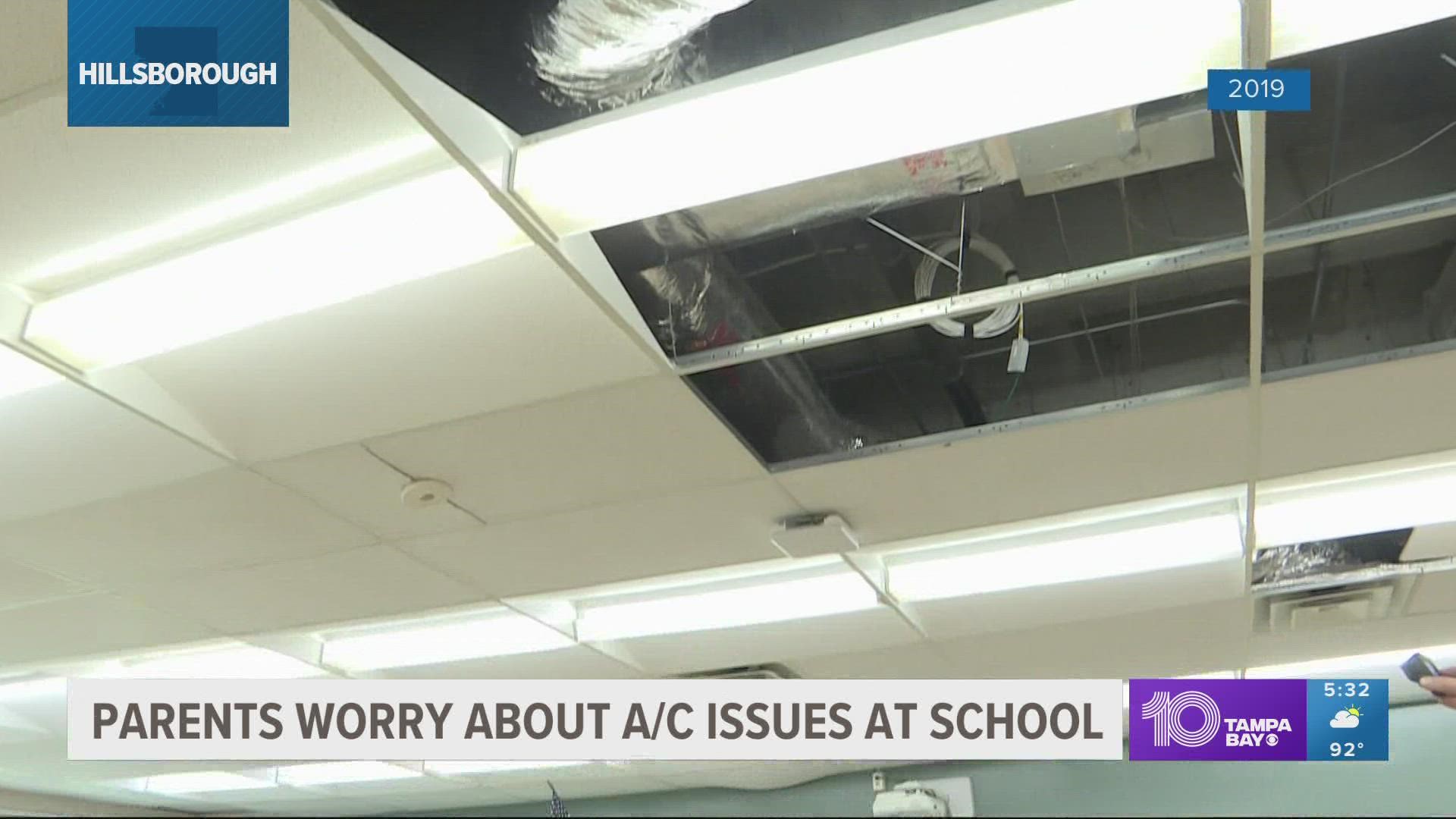 Marquetta Wilson says she was hoping the air conditioner at her son's school would be fixed over the summer.