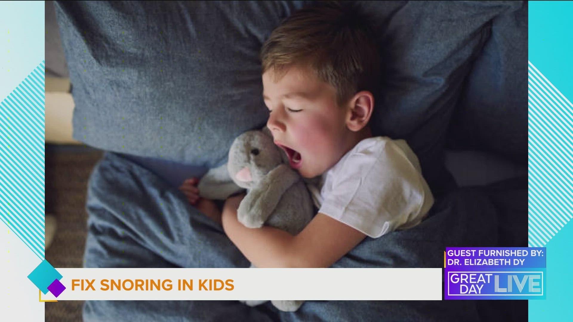 Regular snoring can lead to health problems in kids. GDL gets tips on how to help them breathe easier at night.