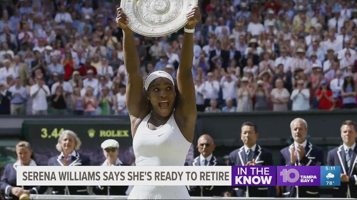 Tennis icon Serena Williams pens essay announcing retirement