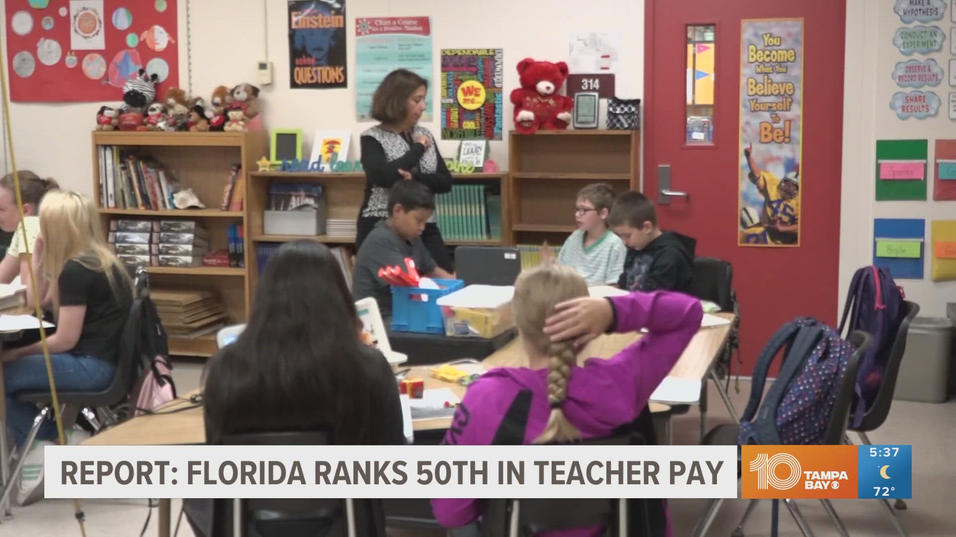 During the 2024 Legislative Session, lawmakers did not pass two bills that would raise the base salary for teachers.