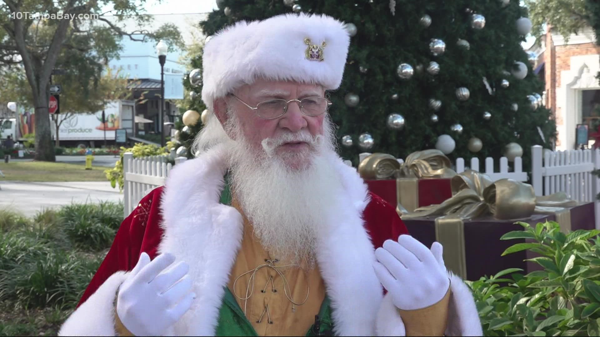 Bob Elkin is the only Santa Claus in the Tampa Bay area to have a doctorate in Santa Clausology from the International University of Santa Claus.