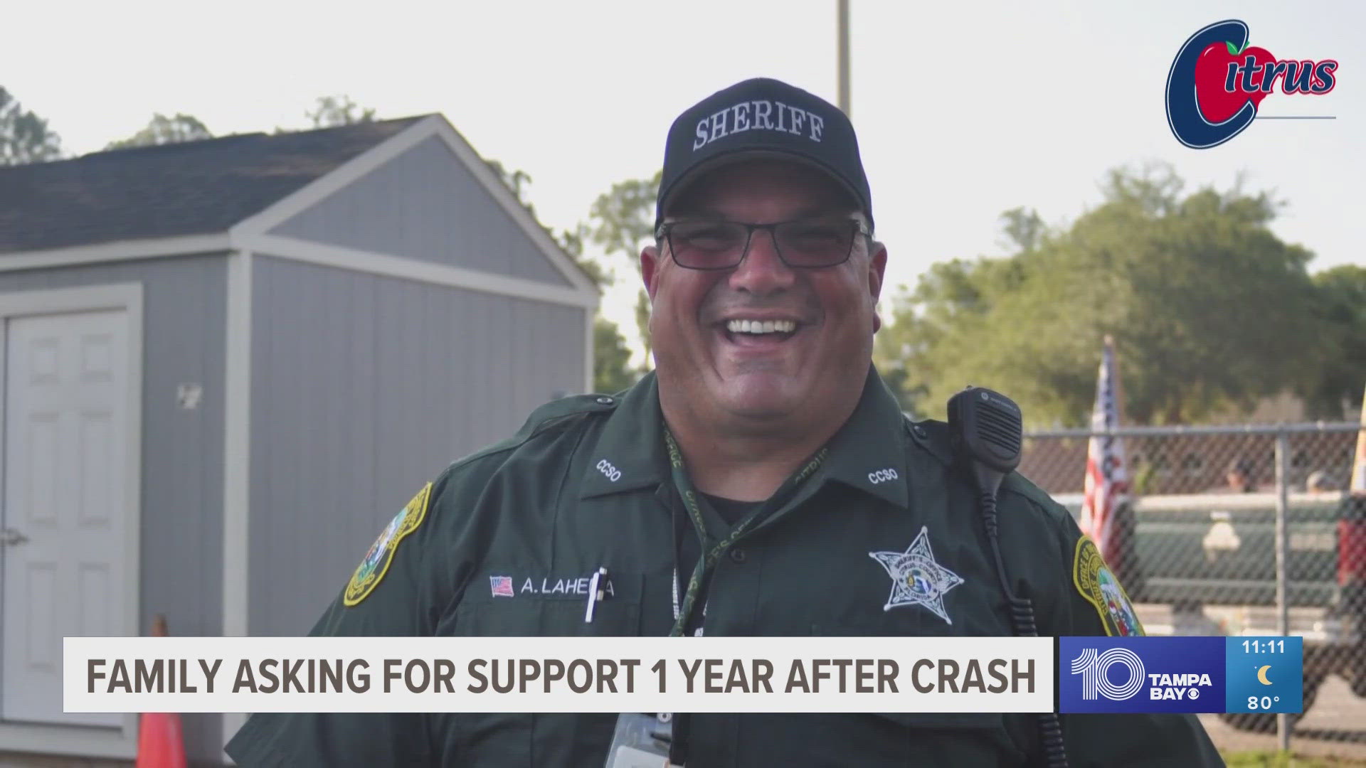 Deputy Lahera was involved in a devastating accident while directing traffic after a high school graduation in May 2023.