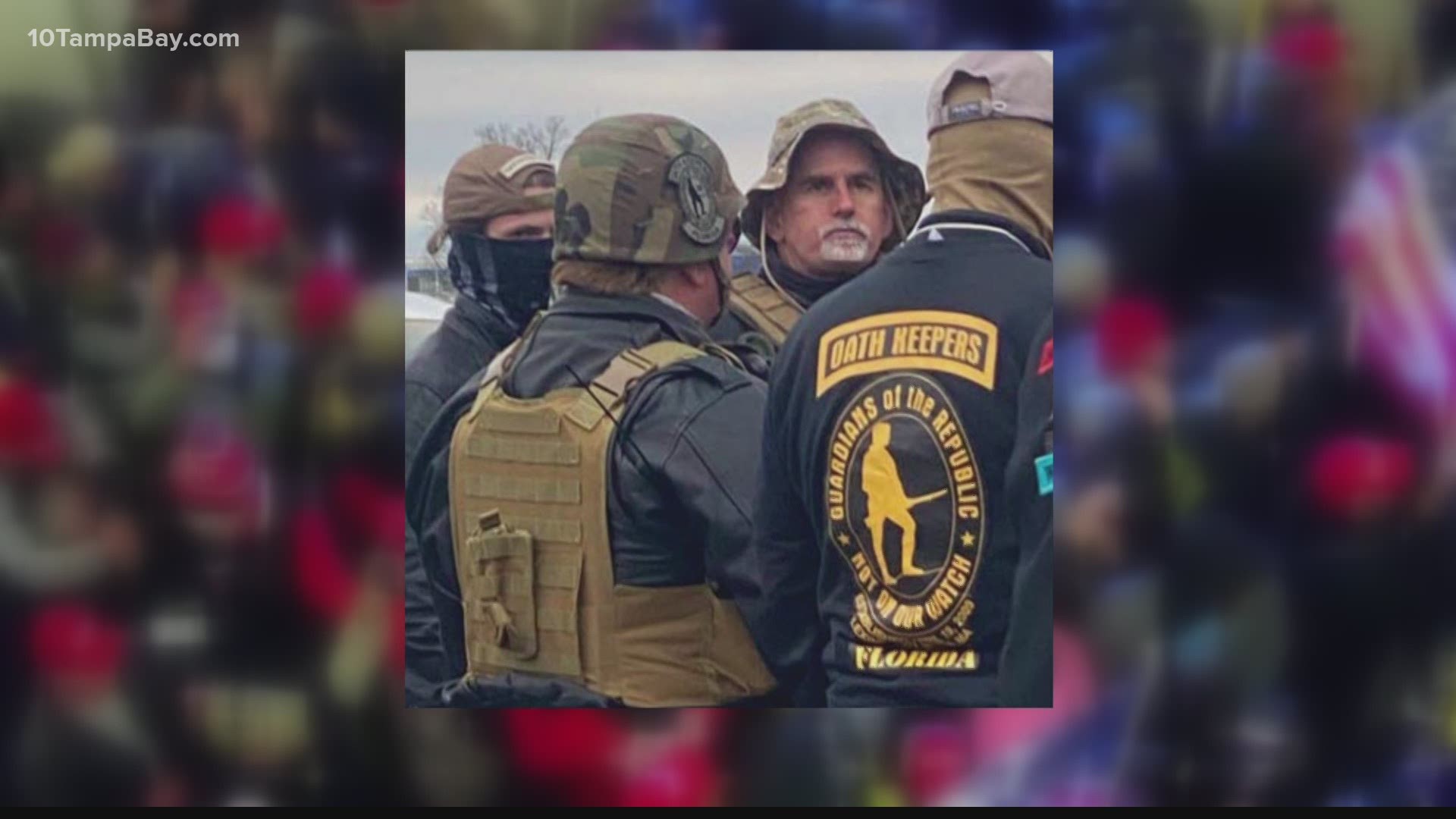 Graydon Young, of Englewood, is accused of being affiliated with the far-right antigovernmental organization known as the Oath Keepers.