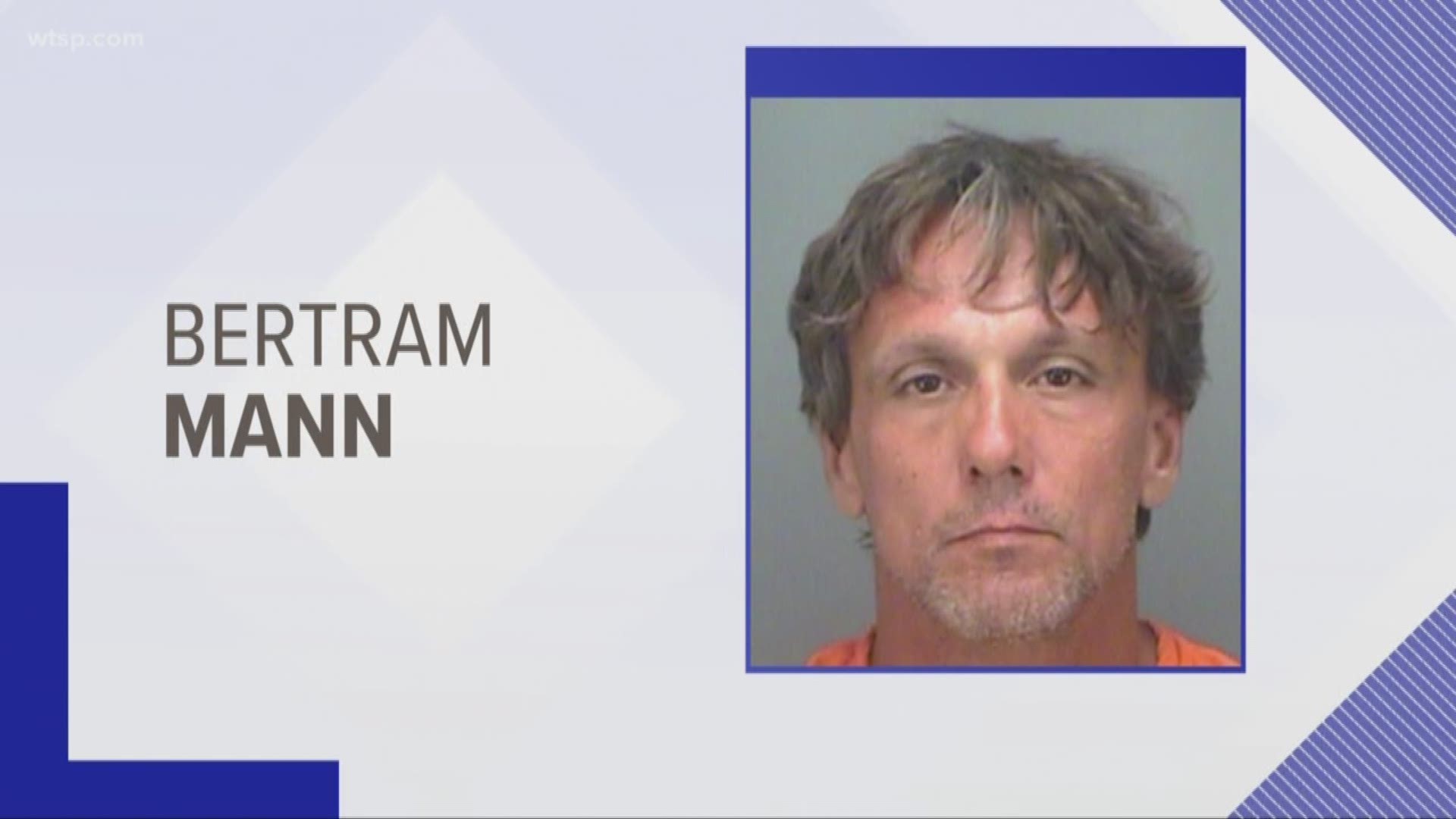 Bertram Mann placed a Molotov cocktail at the door of a man's trailer before attacking him with a hatchet, police say.