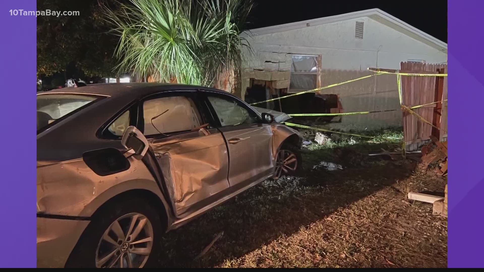 FHP: Crash into Pasco County home sends 2 to hospital | wtsp.com
