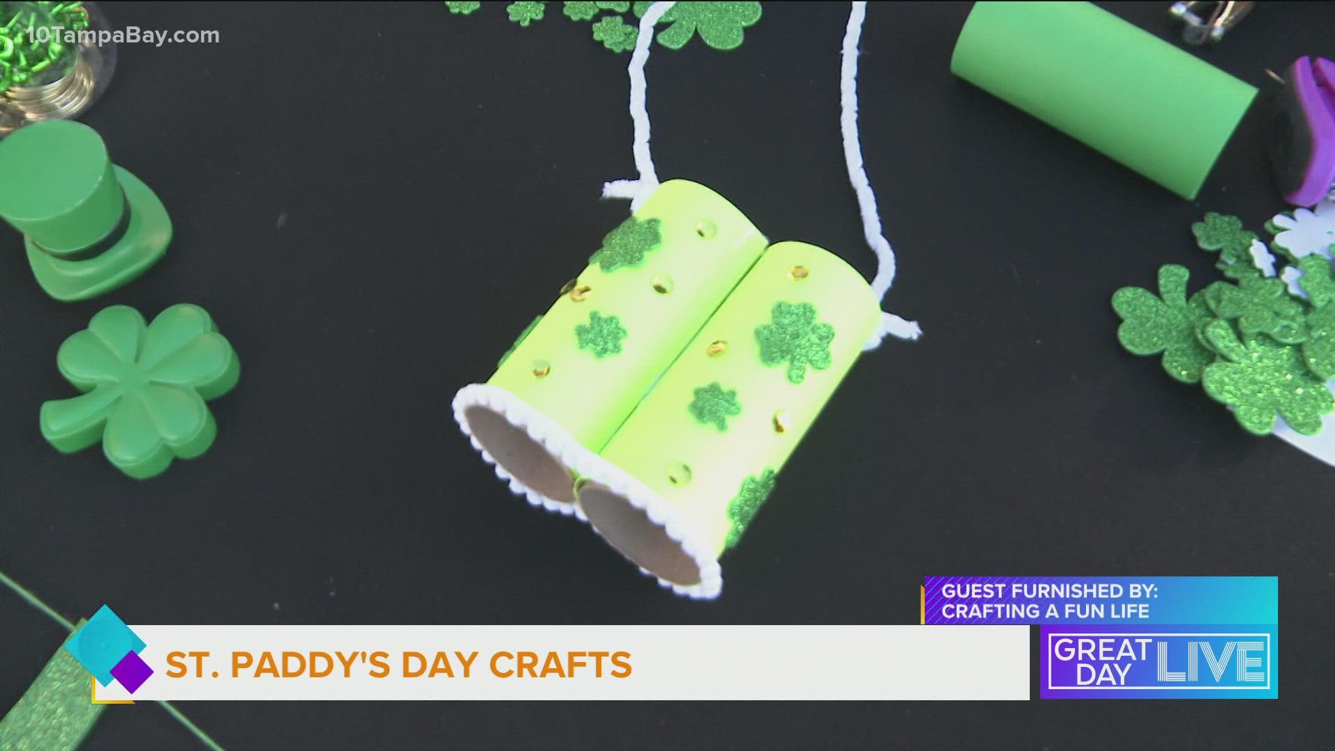 Author of the blog Crafting a Fun Life is back with some fun crafts you can do with your little leprechauns