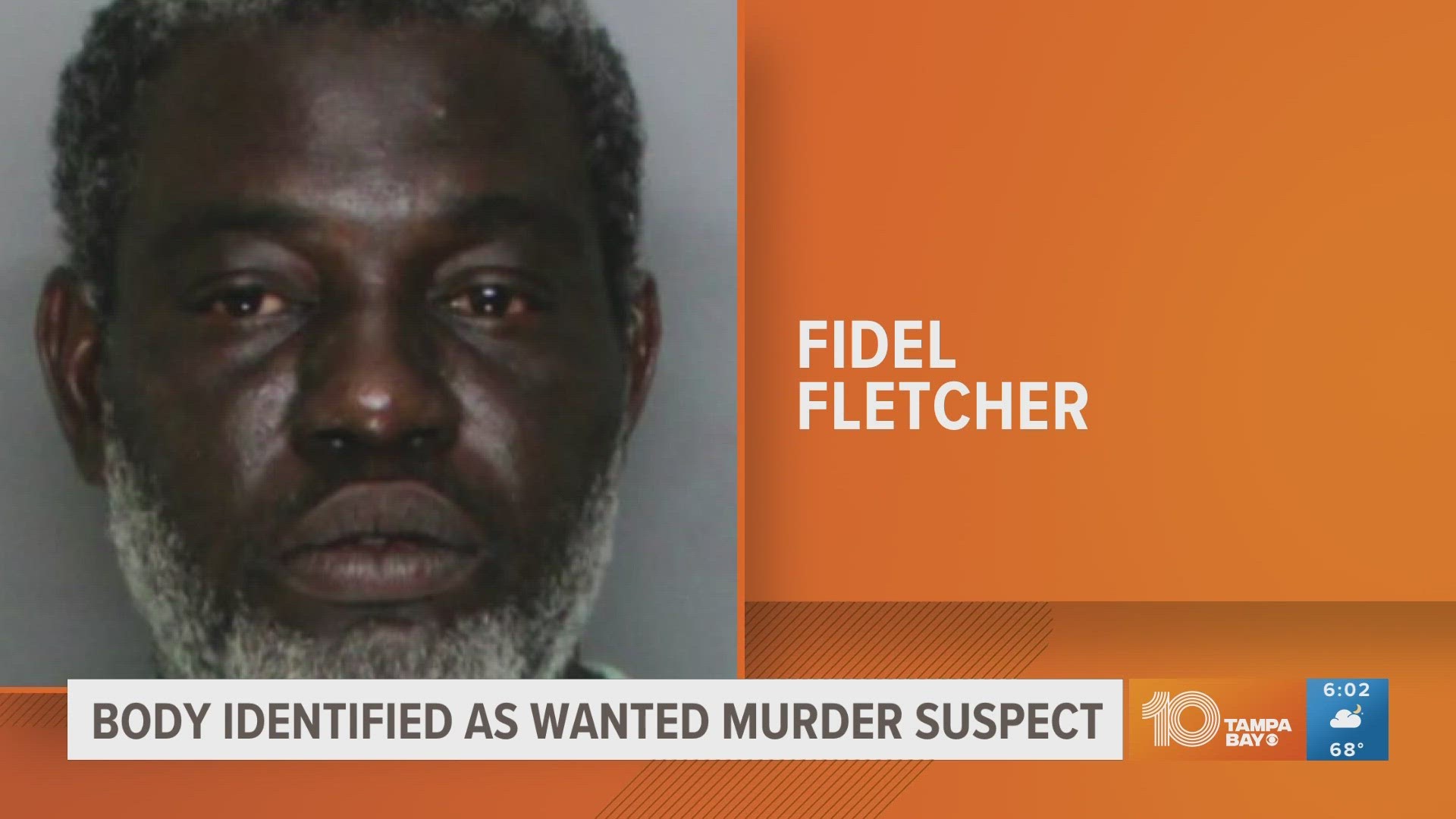 The body of a man suspected of killing his wife was found. He is suspected to have been on the run in the Tampa Bay region.