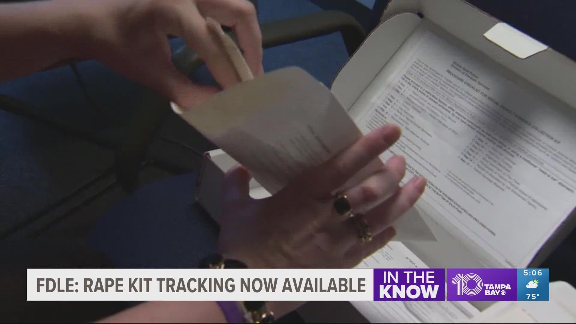 The 2021 Gail's Law gives survivors the power to know the status of their rape kits, the Florida Dept. of Law Enforcement said in a news release.