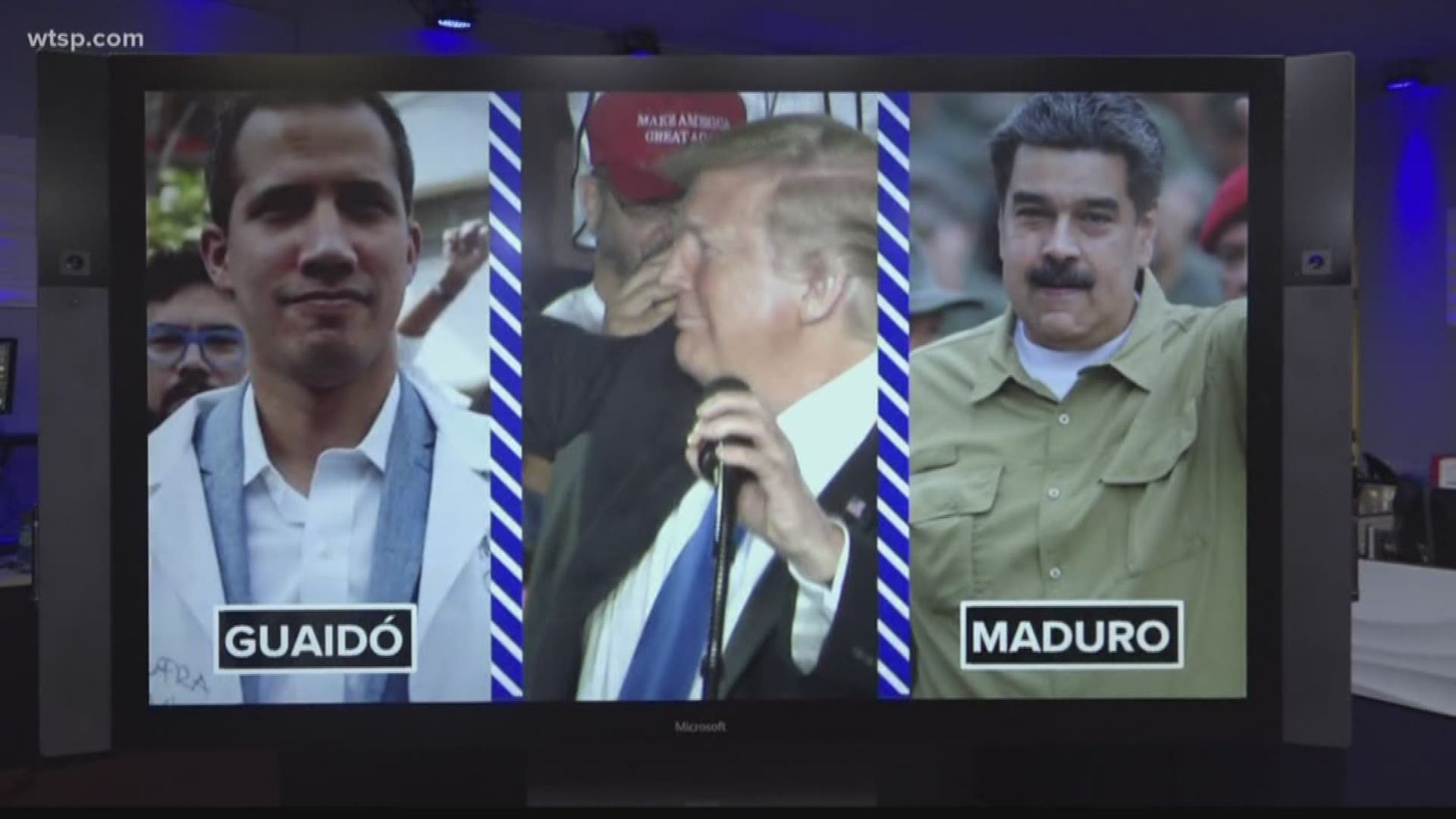Speaking this week in Miami, President Donald Trump urged Venezuela's military to support the country's opposition leader Juan Guaidó.