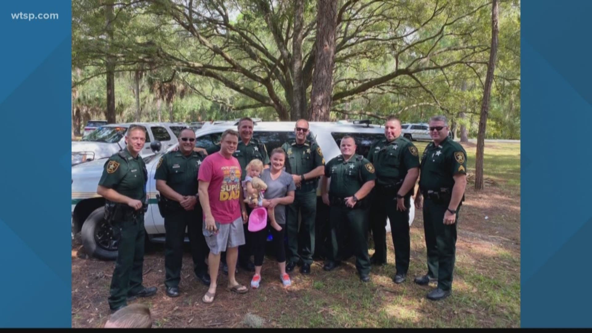When no one showed up to a little girl's birthday party on Sunday, Pinellas County sheriff's deputies arrived to make sure she knew she wasn't alone.