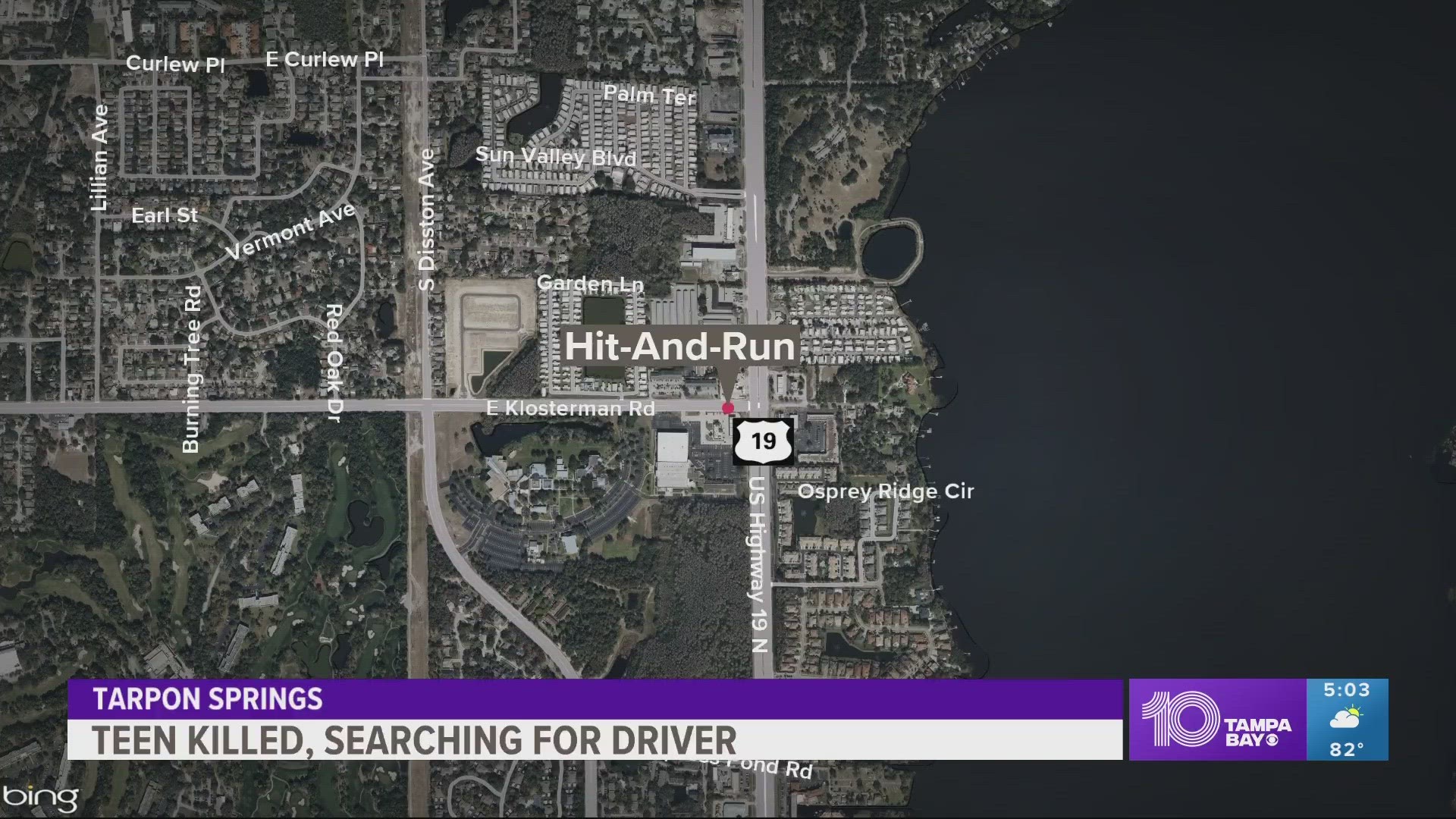 A 32-year-old man in Clearwater was killed after a driver hit him with their car and kept on driving, police said. A teen was killed in Tarpon Springs.