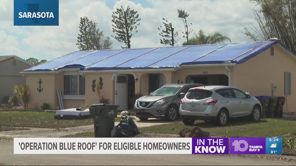 Operation Blue Roof Coming To Sarasota County For Those Left With ...