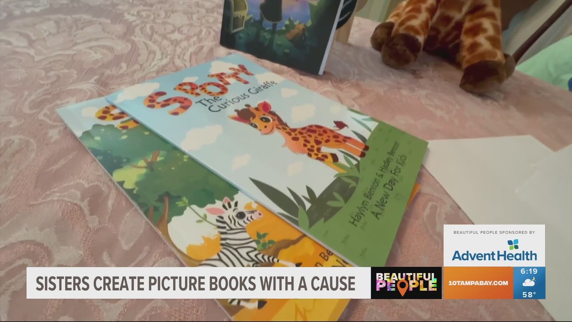 These two sisters have worked on their own children's books together, including Spotty the Giraffe and Samantha Plankgun. And the proceeds go to charity.