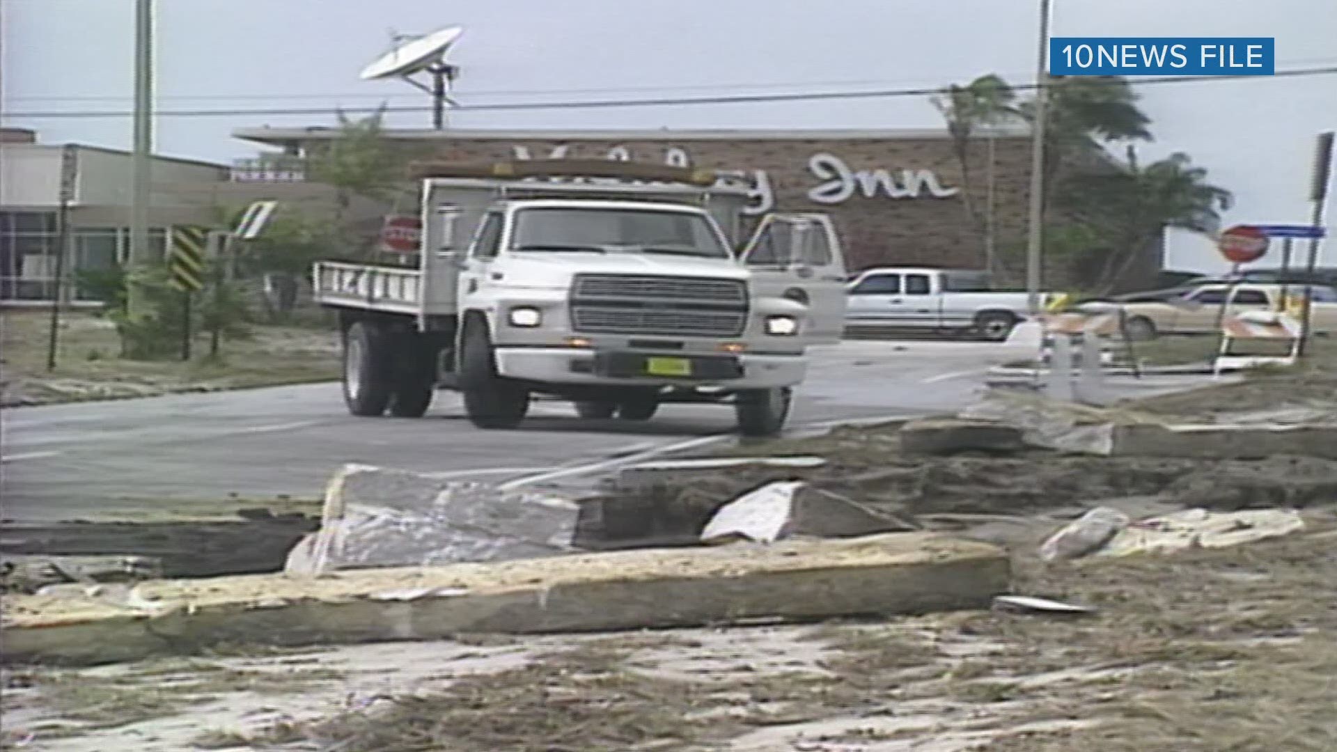 The March 1993 "Storm of the Century" brought in such a large storm surge it eroded the foundation of a Apollo Beach, Florida, hotel.