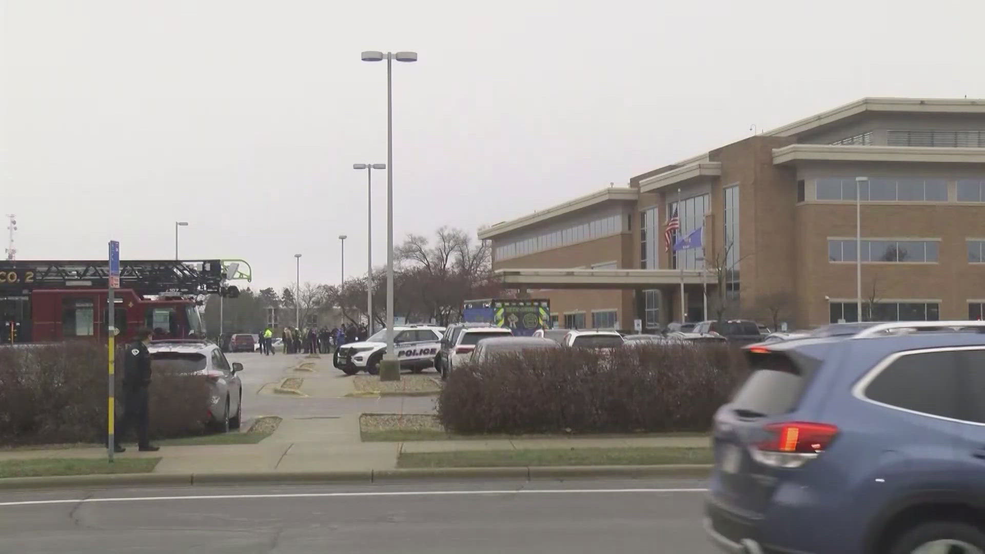 Two students are hospitalized with life-threatening injuries, police said. Four other students have injuries that are not considered life-threatening.