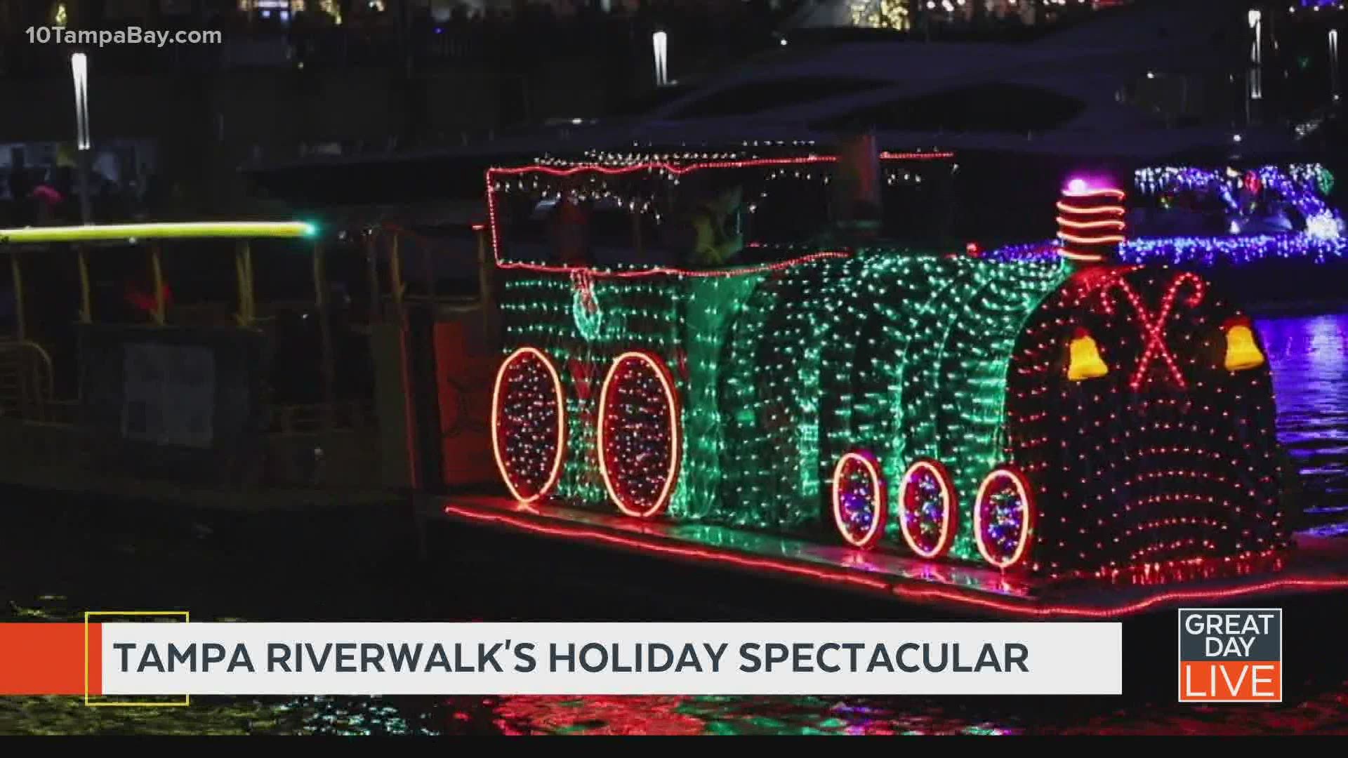 Tampa Riverwalk’s Holiday Spectacular