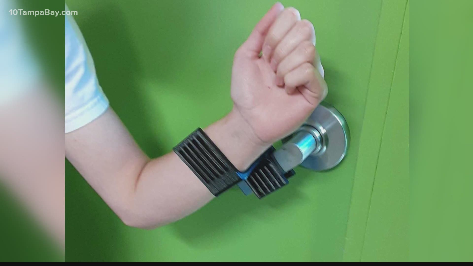 A student-led project is trying to take the germs out of door handles.