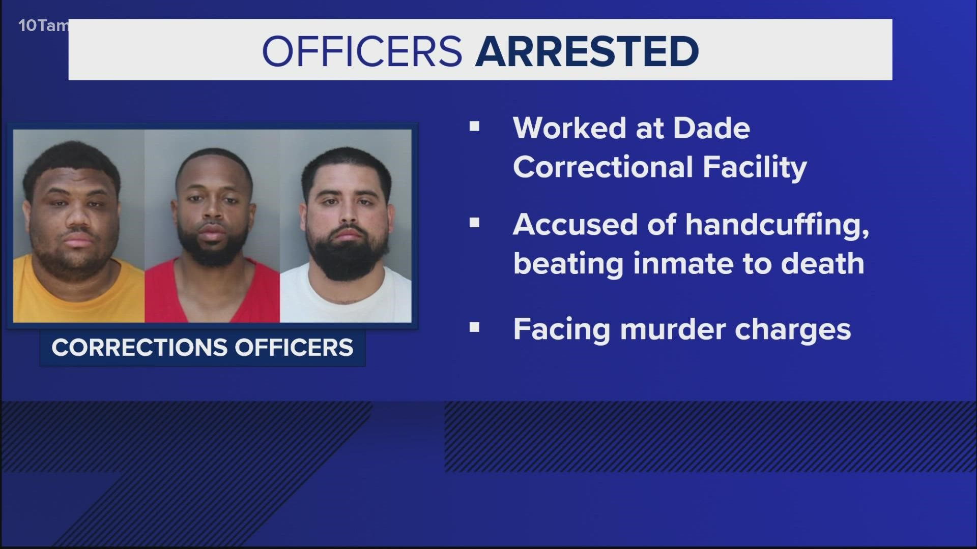 Law enforcement says a fourth correctional officer is still at large.