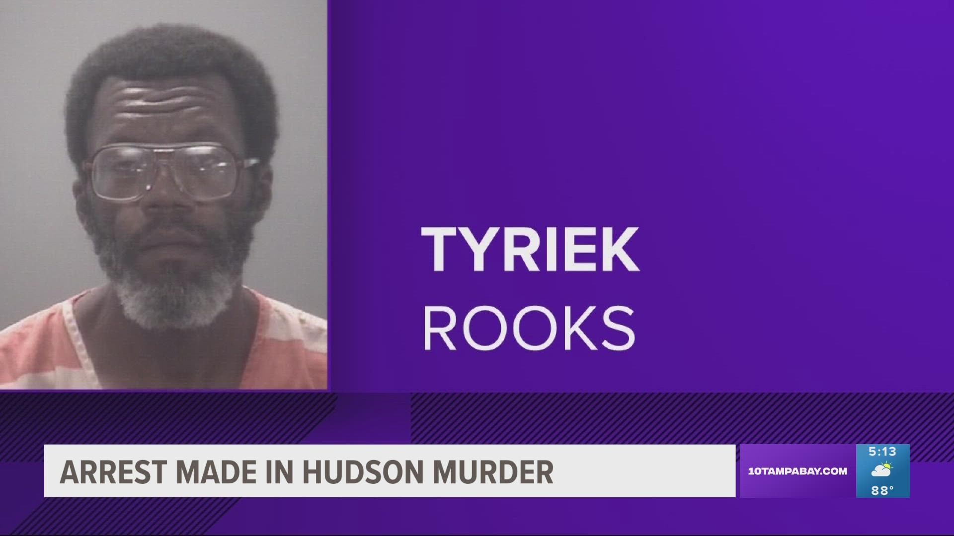 Tyreik Rooks was placed under arrest for first-degree murder and was taken to the Land O' Lakes Detention Center.