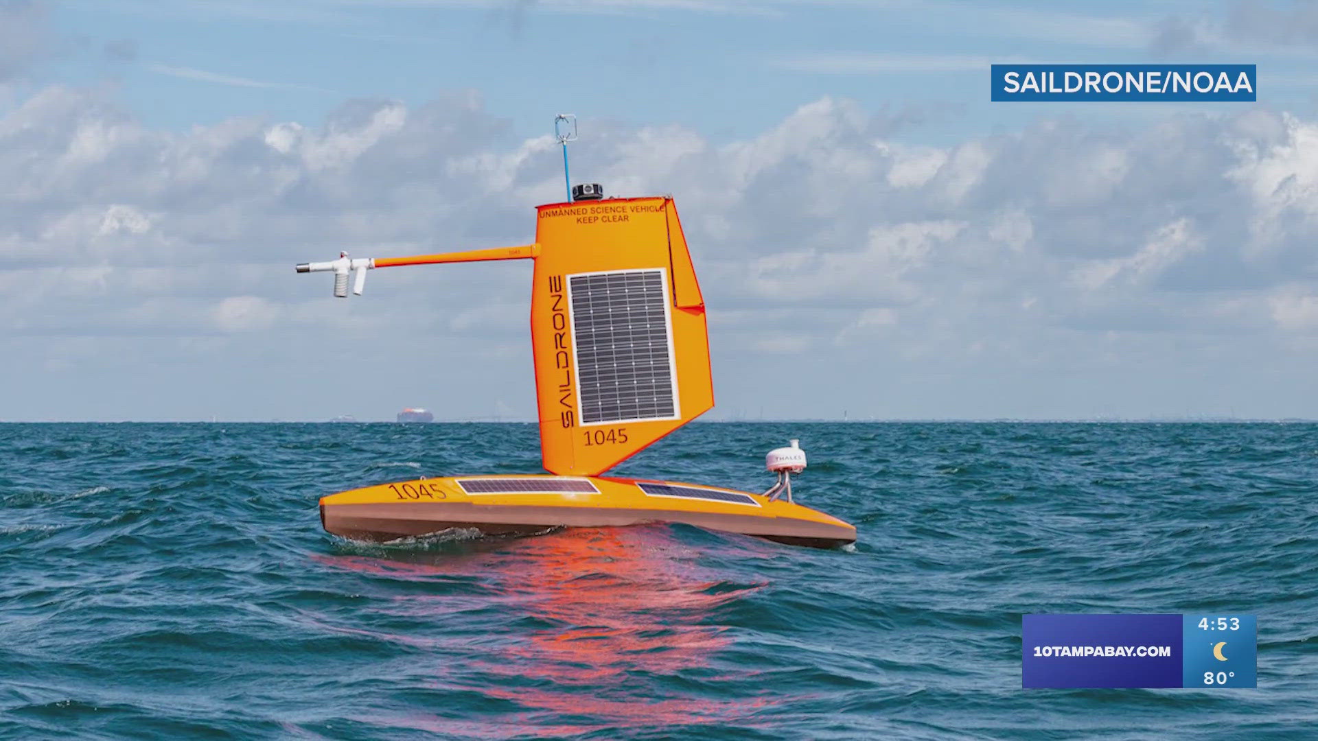 The saildrone helps to predict how strong storms can be, including storms like Helene.