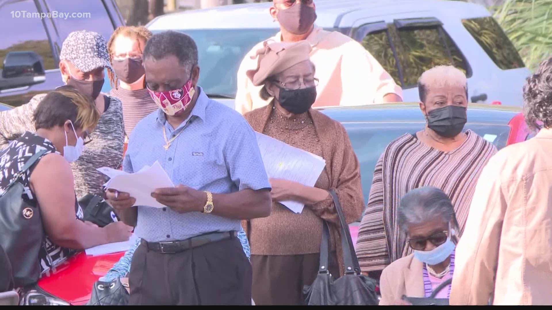 "Only about 4.9% of all the people who have been vaccinated across Florida are falling to the African American community,” said Dr. Kevin Sneed at USF.