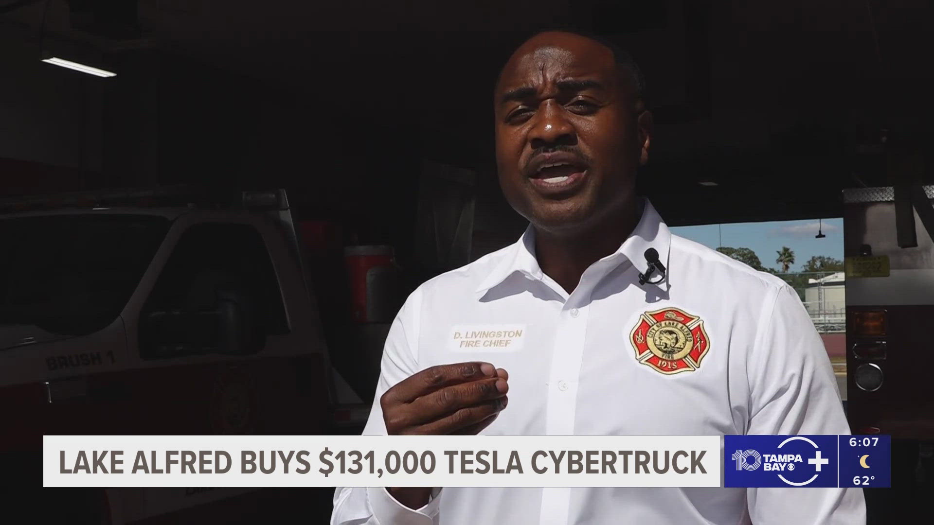 Lake Alfred’s 131K Cybertruck for fire department draws praise, raises
