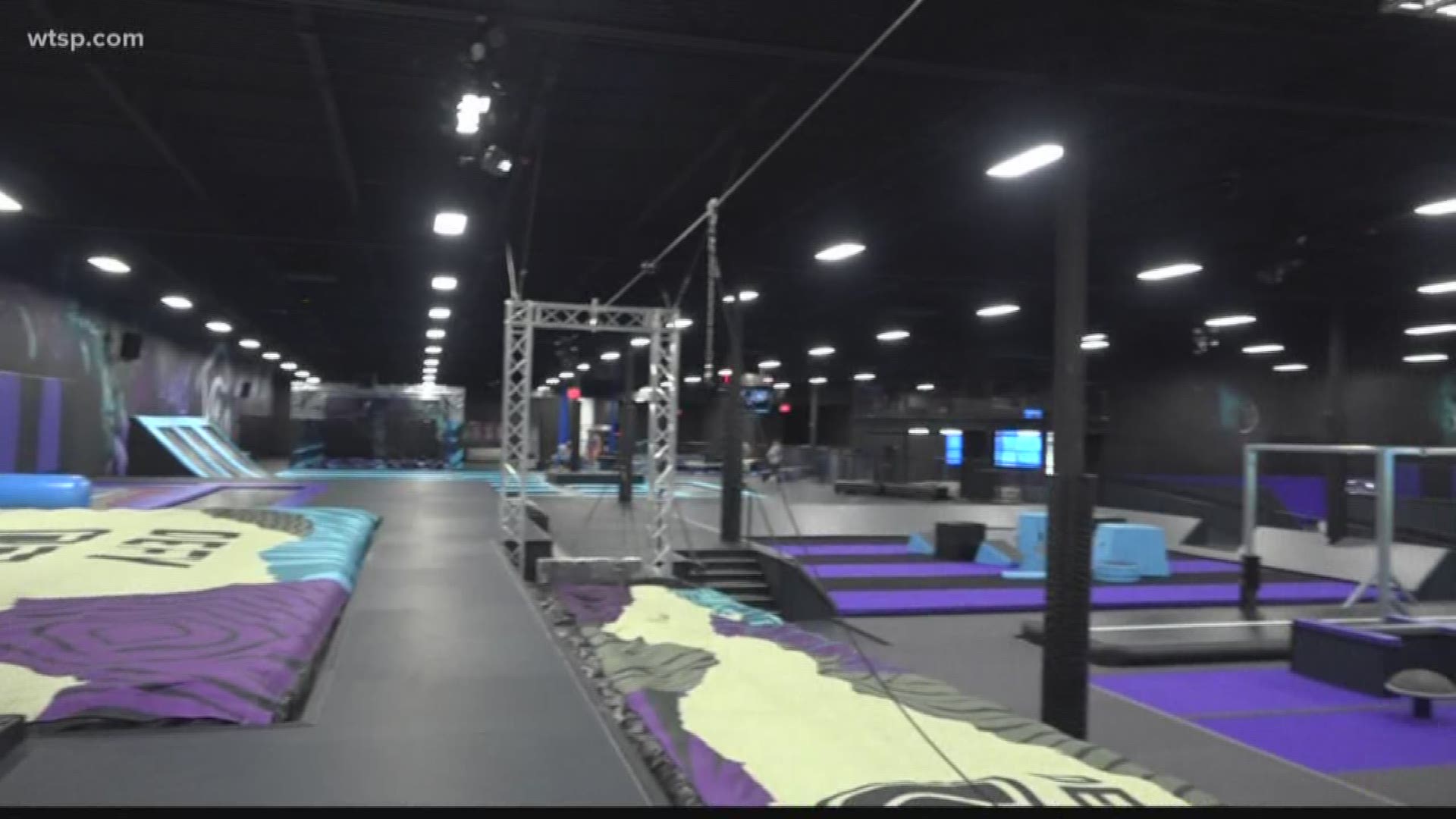 Jabari Thomas takes us to an trampoline park where you can burn off some energy!