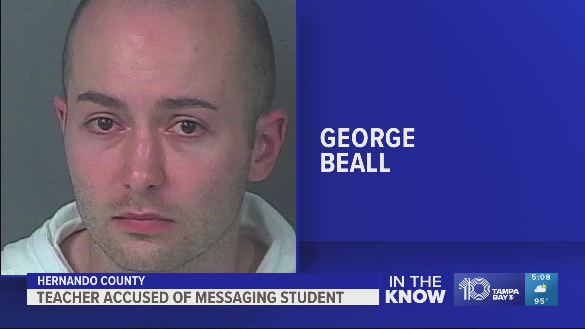 Deputies said George Beall messaged the teen every day even though the teen had very little interaction and often gave one-word responses.
