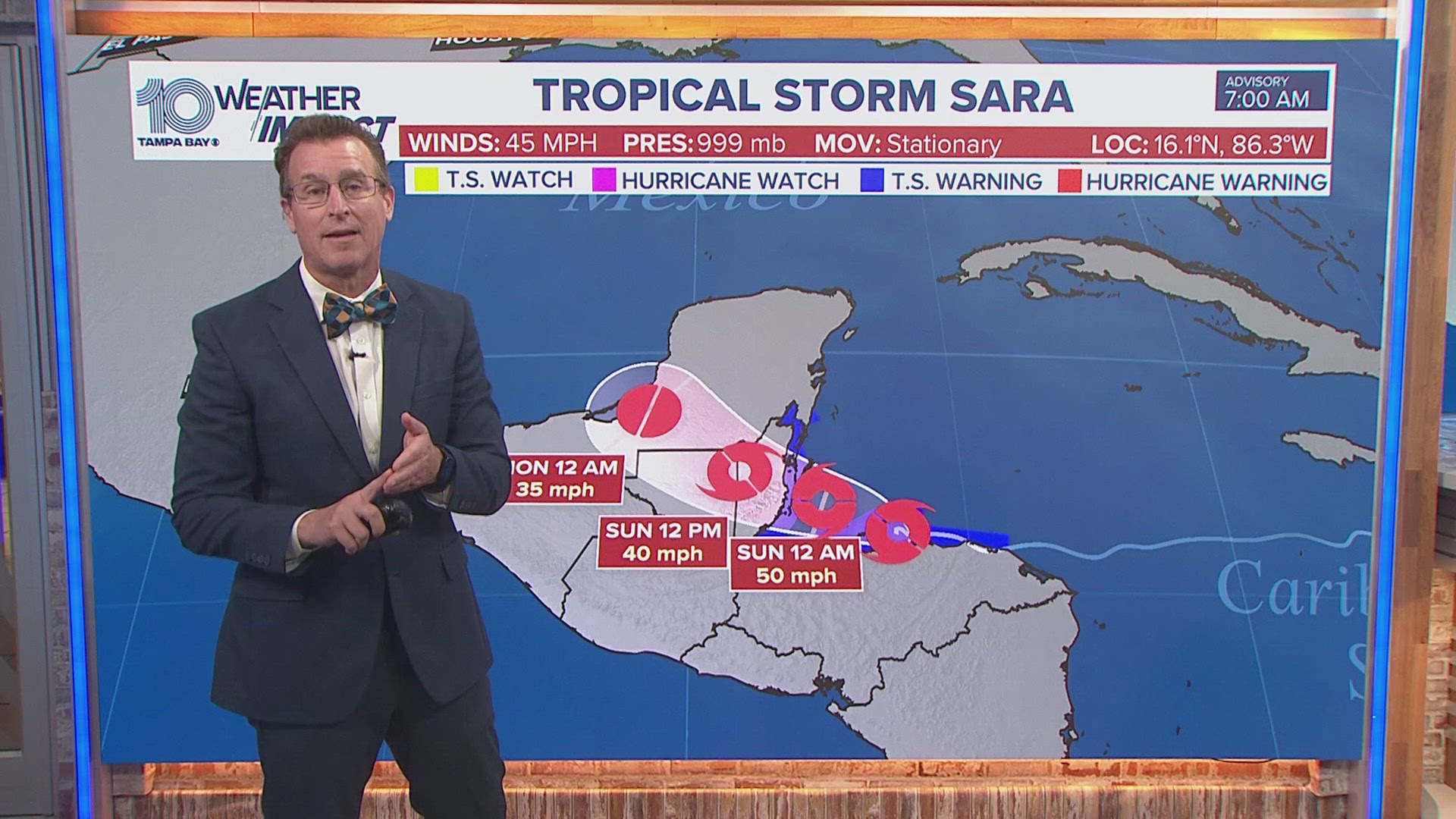 The system is expected to be a rainmaker for the Tampa Bay area by next week.