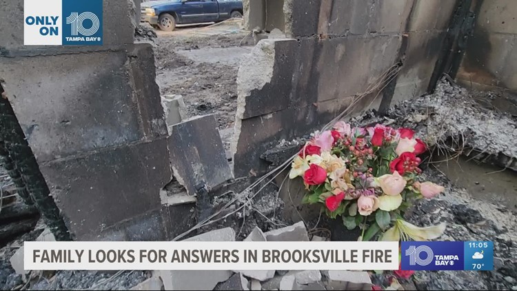 Brooksville family searches for answers after mother killed in fire