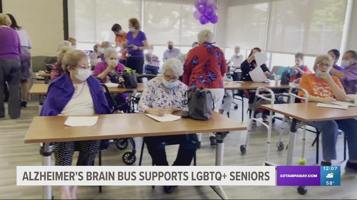 Alzheimer's Brain Bus shows support for LGBTQ+ seniors