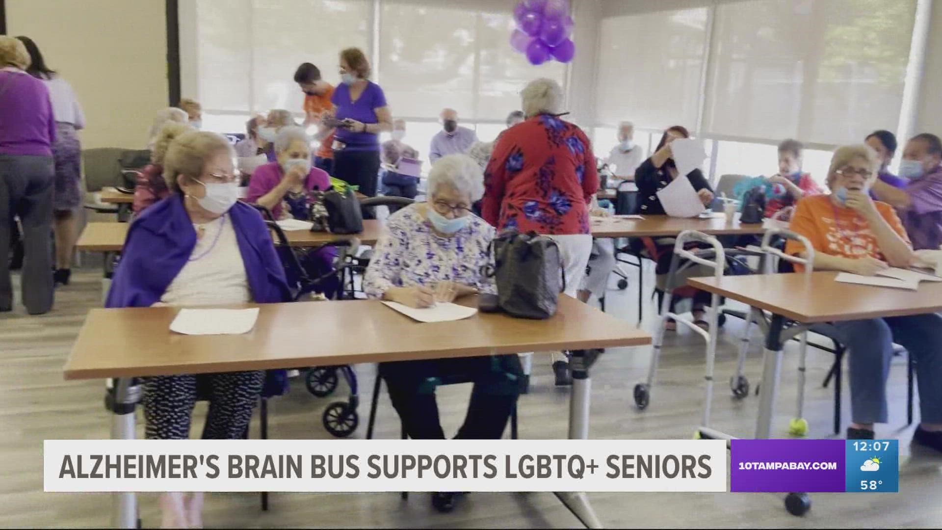 According to the Alzheimer's Association, a third of older LGBTQ+ adults live alone.